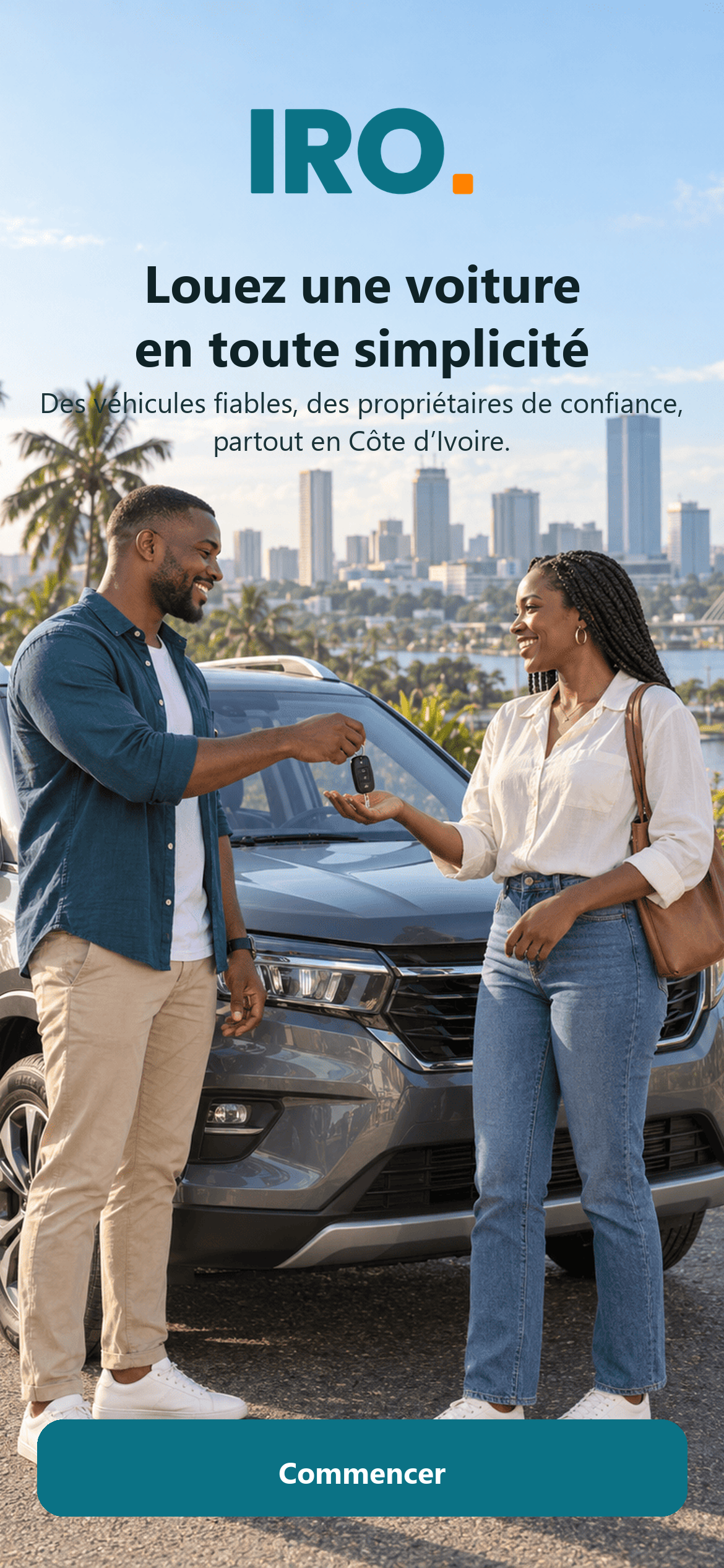 Interface IRO pour gérer une annonce